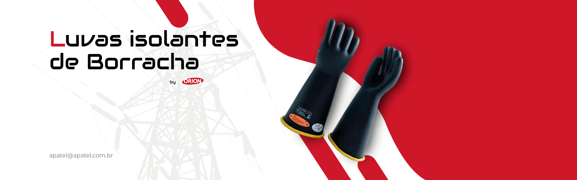 Banner sobre Luvas Isolantes de Borracha