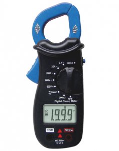 alicate amperimetro cat ii minipa